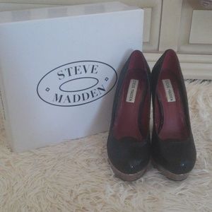 Steve Madden Carissa Black Heels